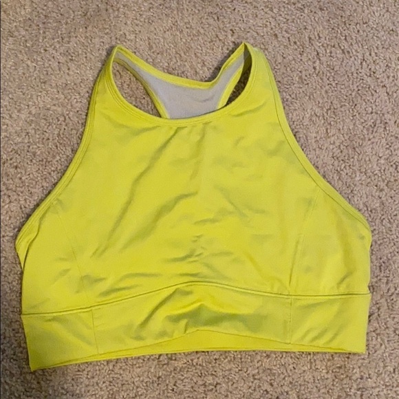 Set of TWO Lucy brand sports bras yellow/blk szL - Picture 2 of 5